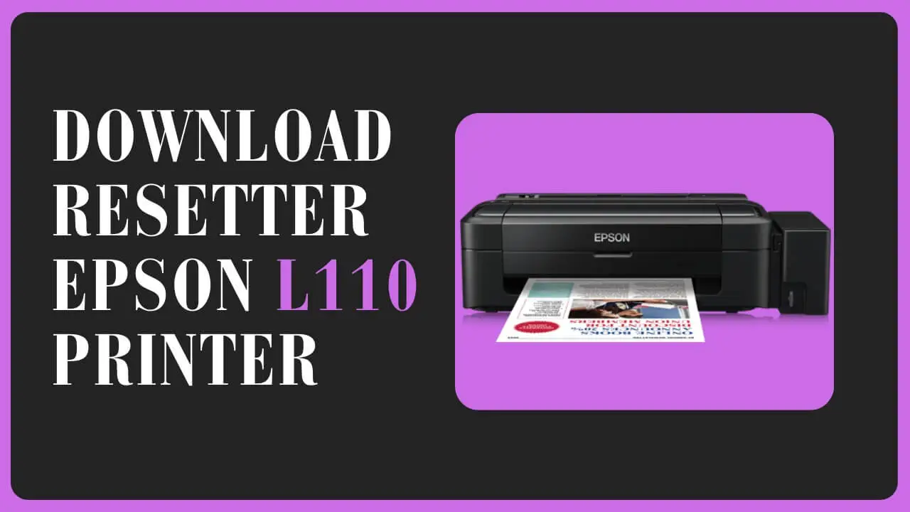 Download Resetter Epson L110