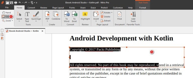 How to Edit PDF using Nitro Pro - 2