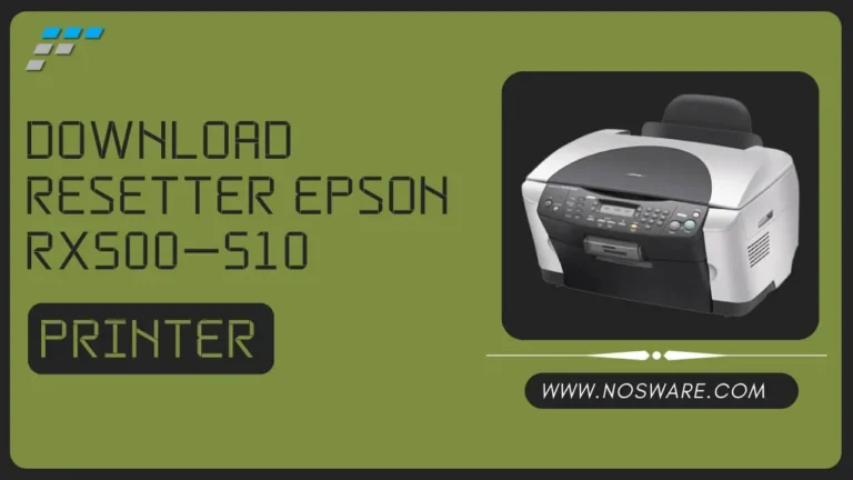 Epson RX500 RX510 Resetter