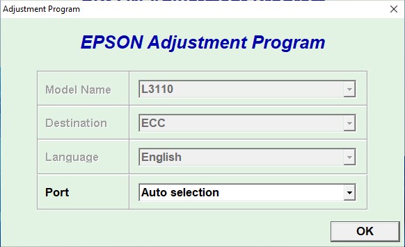 Epson L3116 Resetter Adjustment Program 