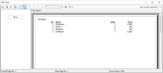Basic Reports VB.NET & Crystal Reports Source Code [Project] – Nosware