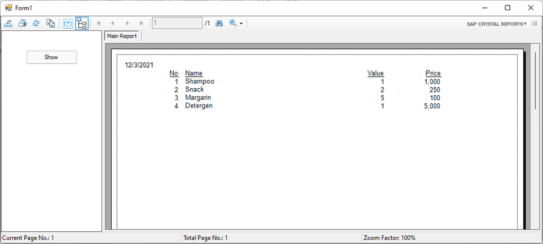 Basic Reports VB.NET & Crystal Reports Source Code [Project] – Nosware