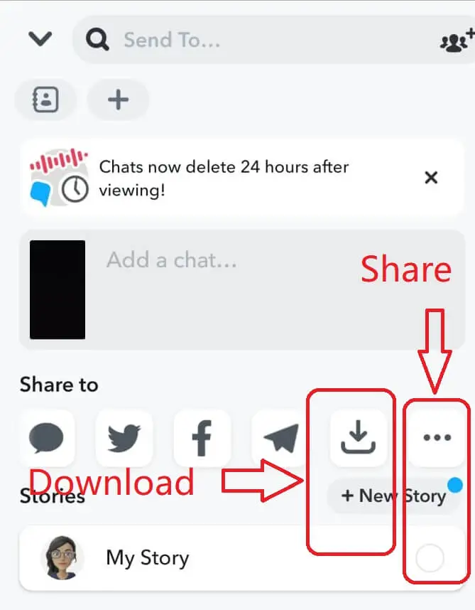 How to Record on Snapchat Without Holding the Button 47 Save and Share Recorded Media On other Social media 8