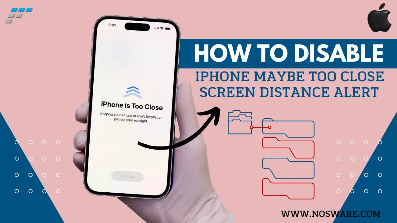 iphone screen distance alert